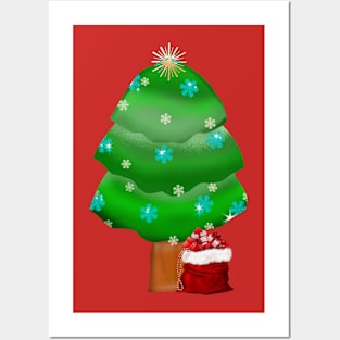 Christmas tree Posters and Art